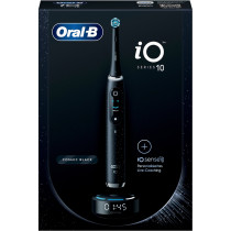 Braun iO Series 10 Adulto Spazzolino rotante-oscillante Nero, Spazzolino da denti elettrico