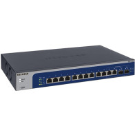 Netgear XS512EM Gestito L2 10G Ethernet (100/1000/10000) 1U Blu, Grigio, Interruttore
