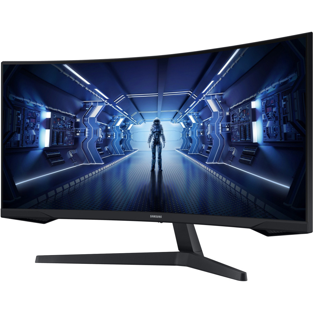 Samsung Monitor Gaming Odyssey G5 da 34'' Ultra WQHD Curvo, Monitor di gioco