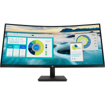 HP P34hc G4 WQHD USB-C Curved Monitor, Monitor LED