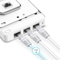 TP-Link Omada EAP235-Wall 1167 Mbit/s Bianco Supporto Power over Ethernet (PoE), Punto di accesso