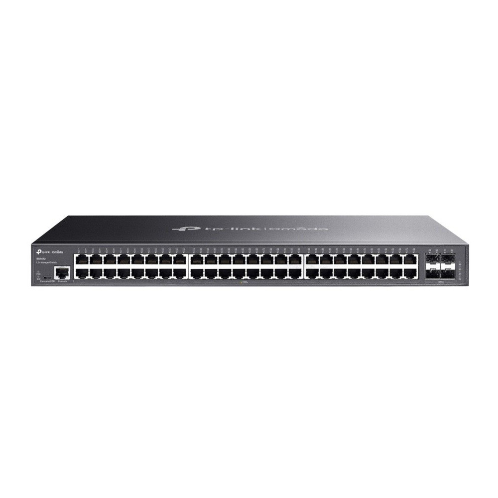 TP-Link Omada SG3452 switch di rete Gestito L2+ Gigabit Ethernet (10/100/1000) 1U Nero, Interruttore