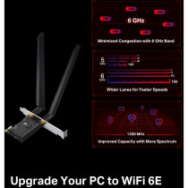 TP-Link Archer TXE72E Interno WLAN / Bluetooth 2402 Mbit/s, Adattatore Wi-Fi