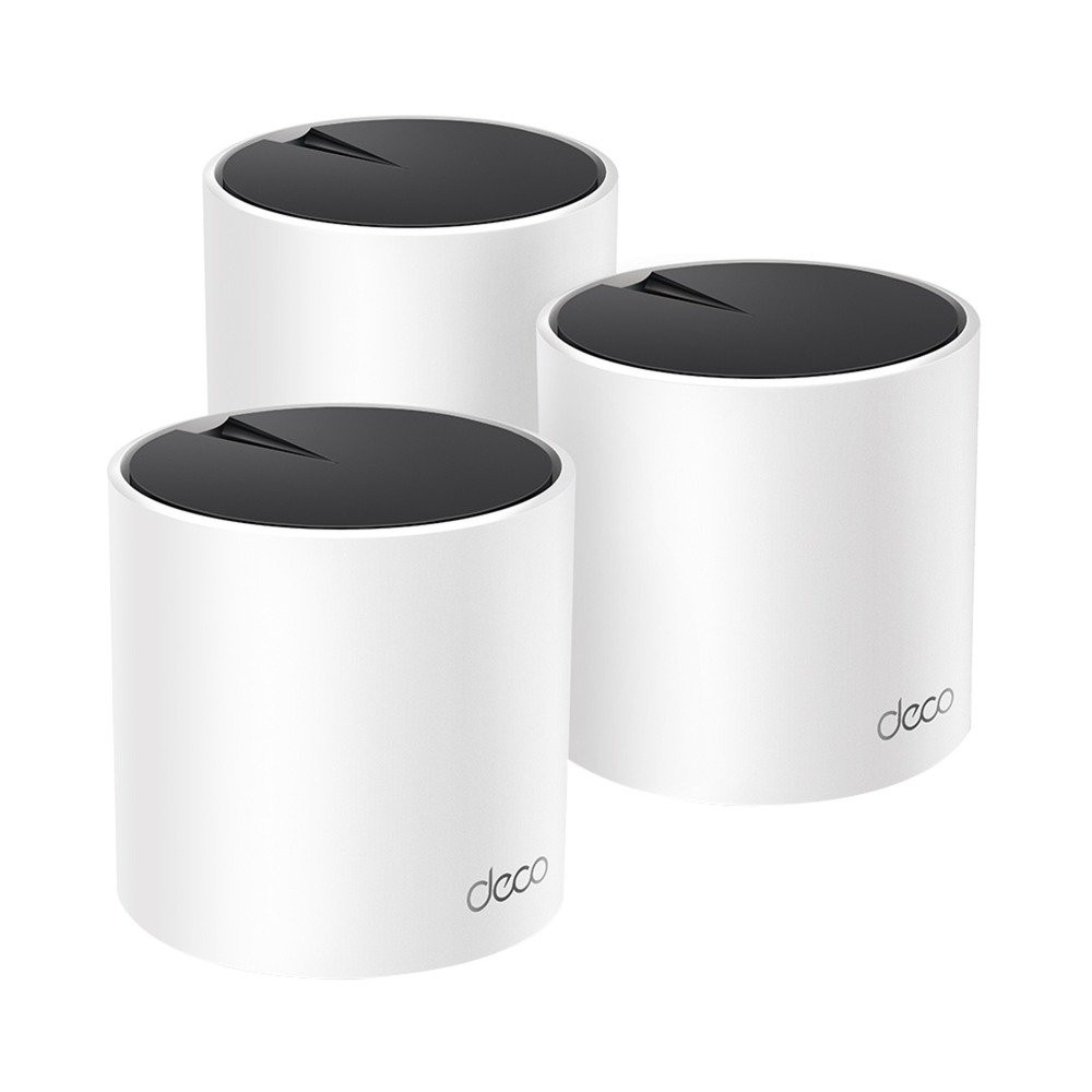 TP-Link DECO X55 (3-Pack) Dual-band (2.4 GHz/5 GHz) Wi-Fi 6 (802.11ax) Bianco Interno, Router