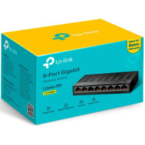 TP-Link LS1008G Non gestito Gigabit Ethernet (10/100/1000) Nero, Interruttore