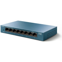 TP-Link LS108G Non gestito Gigabit Ethernet (10/100/1000) Blu, Interruttore