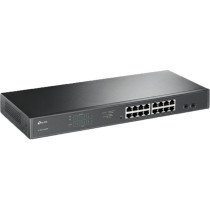 TP-Link TL-SG1218MPE Gestito L2 Gigabit Ethernet (10/100/1000) Supporto Power over Ethernet (PoE) 1U Nero, Interruttore