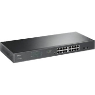 TP-Link TL-SG1218MPE Gestito L2 Gigabit Ethernet (10/100/1000) Supporto Power over Ethernet (PoE) 1U Nero, Interruttore