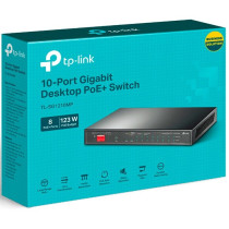 TP-Link TL-SG1210MP switch di rete Non gestito Gigabit Ethernet (10/100/1000) Supporto Power over Ethernet (PoE) Nero, Interrutt