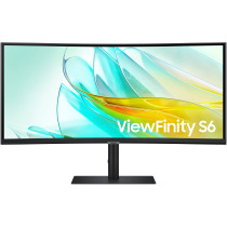 Samsung Monitor HRM ViewFinity S6 - S65UC da 34'' WQHD Curvo, Monitor LED
