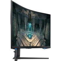 Samsung Monitor Gaming Odyssey G6 da 32'' QHD Curvo, Monitor di gioco