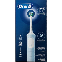 Braun Vitality Pro Adulto Spazzolino rotante-oscillante Grigio, Bianco, Spazzolino da denti elettrico