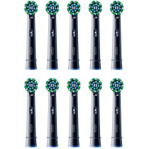 Braun Oral-B Pro Cross Action testine di ricambio confezione da 10, Testina