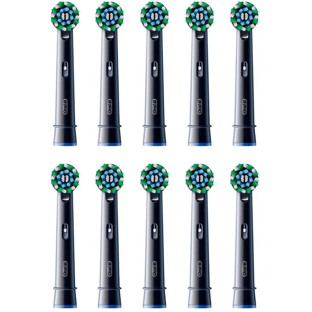Braun Oral-B Pro Cross Action testine di ricambio confezione da 10, Testina
