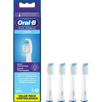 Braun Pulsonic Clean 4 pz Bianco, Testina