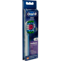 Braun 3D White 860960 4 pz Bianco, Testina