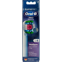 Braun 3D White 860960 4 pz Bianco, Testina