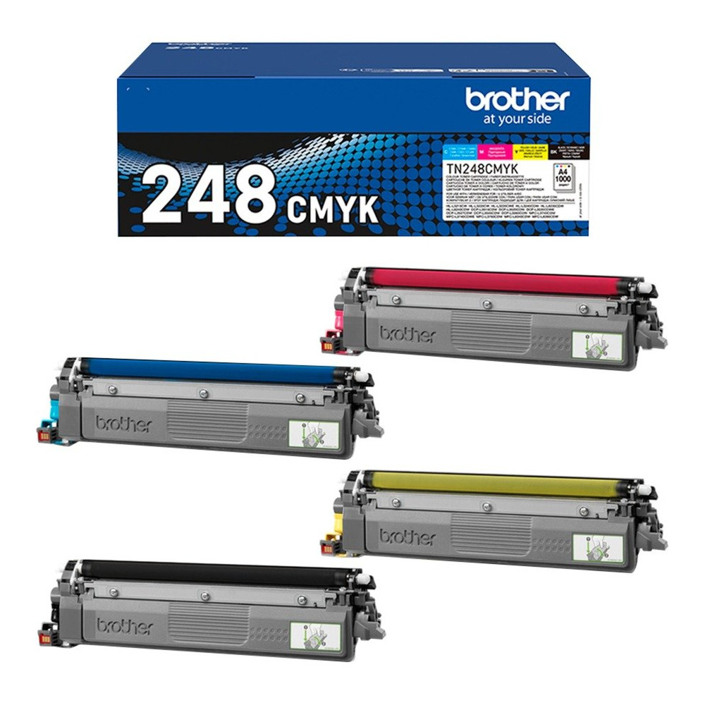 Brother TN-248VAL cartuccia toner 4 pz Originale Nero, Ciano, Magenta, Giallo