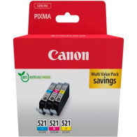 Canon 2934B015 cartuccia d'inchiostro 3 pz Originale Ciano, Magenta, Giallo