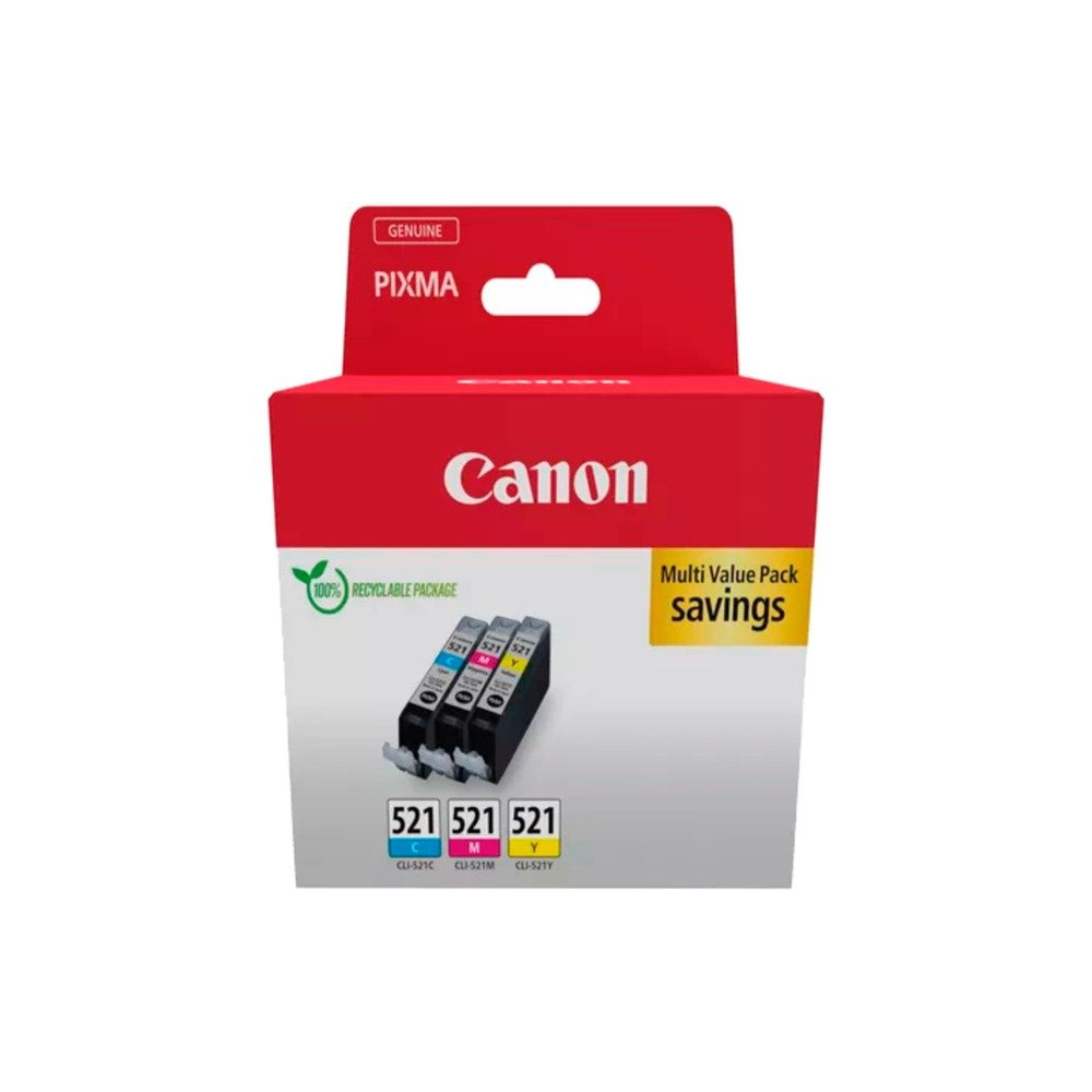 Canon 2934B015 cartuccia d'inchiostro 3 pz Originale Ciano, Magenta, Giallo