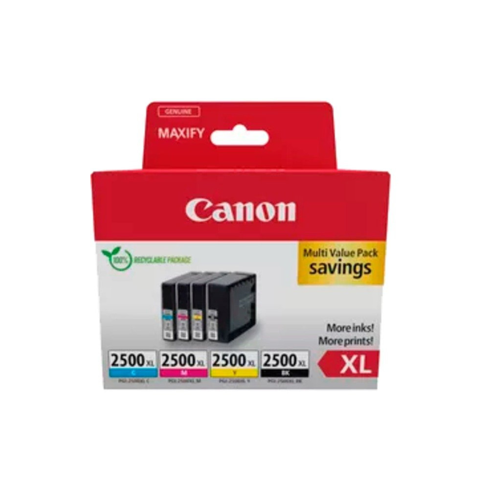 Canon 9254B010 cartuccia d'inchiostro 4 pz Originale Resa elevata (XL) Nero, Ciano, Magenta, Giallo