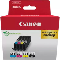 Canon 6509B015 cartuccia d'inchiostro 1 pz Originale Nero, Ciano, Magenta, Giallo