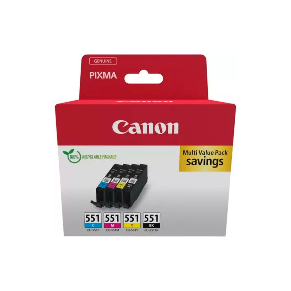 Canon 6509B015 cartuccia d'inchiostro 1 pz Originale Nero, Ciano, Magenta, Giallo