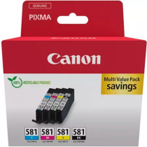 Canon 2103C007 cartuccia d'inchiostro 4 pz Originale Nero, Ciano, Magenta, Giallo