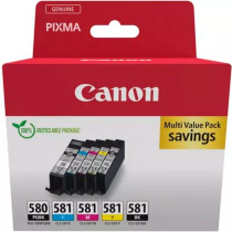 Canon 2078C007 cartuccia d'inchiostro 5 pz Originale Nero, Blu, Ciano, Magenta, Giallo