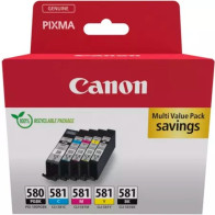 Canon 2078C007 cartuccia d'inchiostro 5 pz Originale Nero, Blu, Ciano, Magenta, Giallo