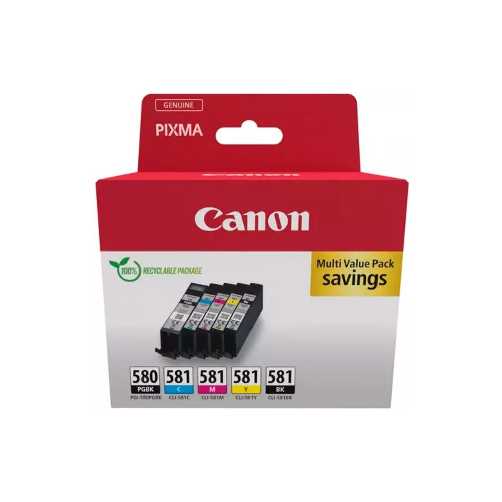Canon 2078C007 cartuccia d'inchiostro 5 pz Originale Nero, Blu, Ciano, Magenta, Giallo