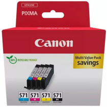 Canon 0386C008 cartuccia d'inchiostro 4 pz Originale Nero, Ciano, Magenta, Giallo
