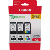 Canon 5437C004 cartuccia d'inchiostro 3 pz Originale Resa elevata (XL) Nero, Ciano, Magenta, Giallo