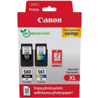 Canon 3712C008 cartuccia d'inchiostro 2 pz Originale Resa elevata (XL) Nero, Ciano, Magenta, Giallo