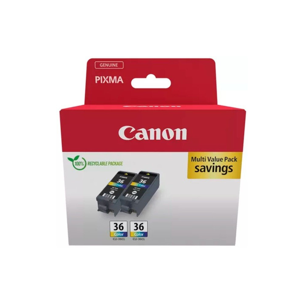 Canon 1511B025 cartuccia d'inchiostro 2 pz Originale Nero, Ciano, Magenta, Giallo