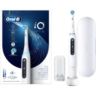 Braun iO Series 5 Adulto Spazzolino rotante-oscillante Bianco, Spazzolino da denti elettrico