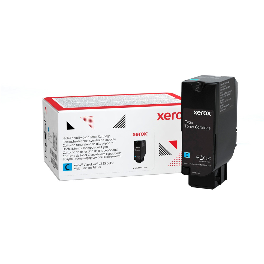 Xerox Cartuccia toner Ciano a Alta capacità da 16000 Pagine per Stampante multifunzione a colori ® VersaLink® C625 (006R04637)