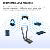 TP-Link Archer TX55E WLAN / Bluetooth 2402 Mbit/s, Adattatore Wi-Fi
