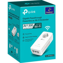TP-Link TL-WPA8631P adattatore di rete PowerLine 300 Mbit/s Collegamento ethernet LAN Wi-Fi Bianco 1 pz, Ripetitore