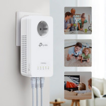 TP-Link TL-WPA8631P adattatore di rete PowerLine 300 Mbit/s Collegamento ethernet LAN Wi-Fi Bianco 1 pz, Ripetitore