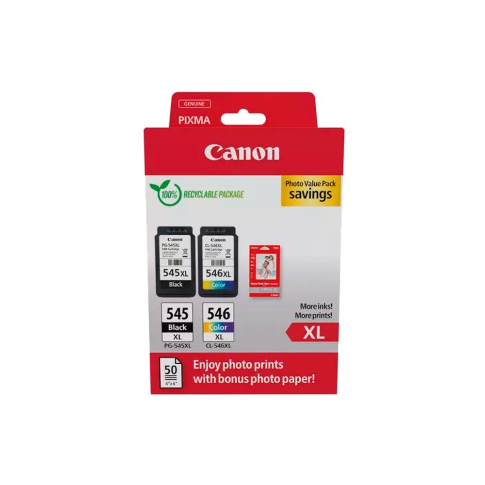 Canon 8286B011 cartuccia d'inchiostro 2 pz Originale Nero, Ciano, Magenta, Giallo