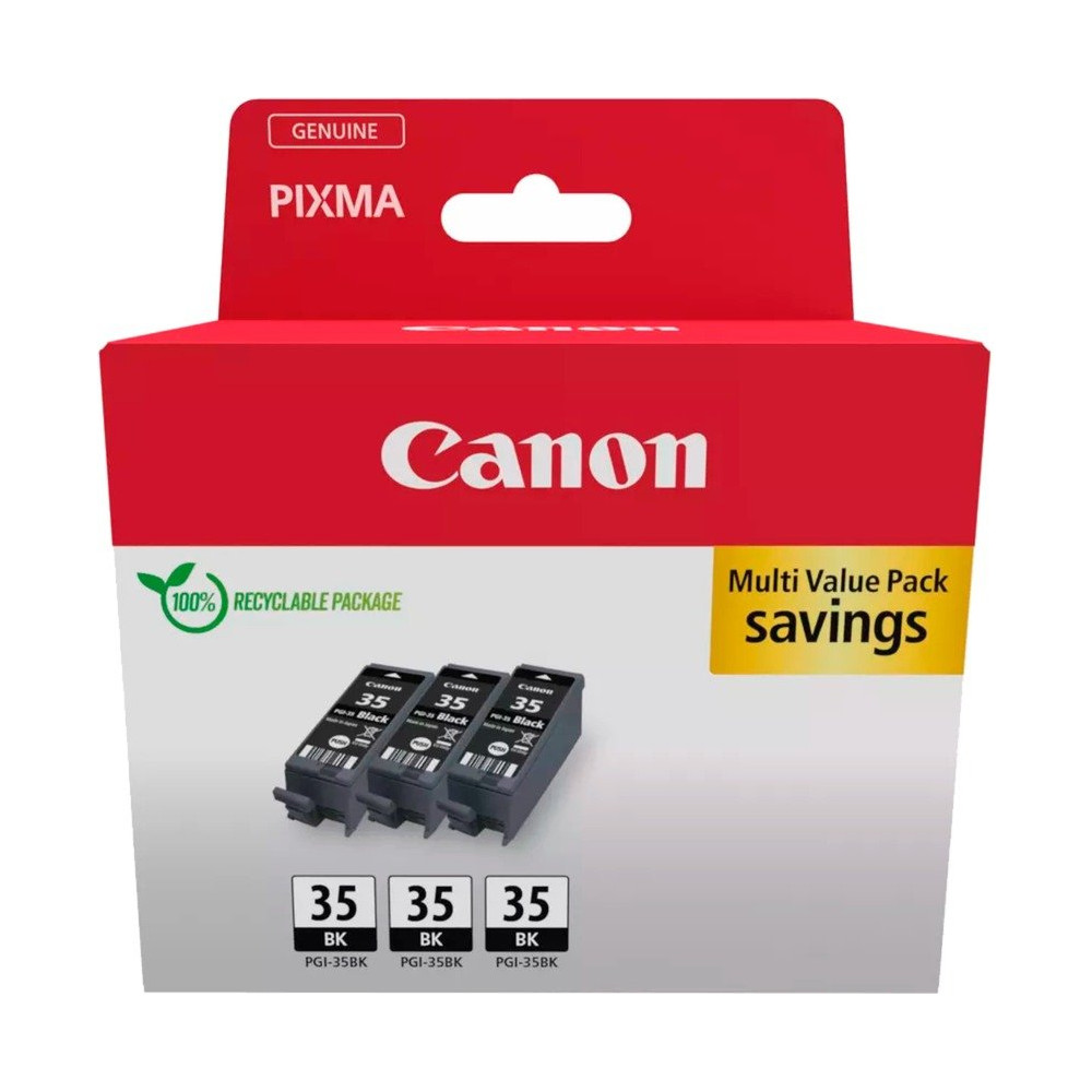 Canon 1509B028 cartuccia d'inchiostro 3 pz Originale Nero