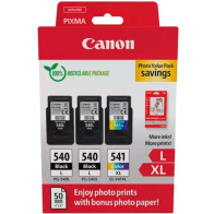 Canon 5224B015 cartuccia d'inchiostro 3 pz Originale Nero, Ciano, Magenta, Giallo