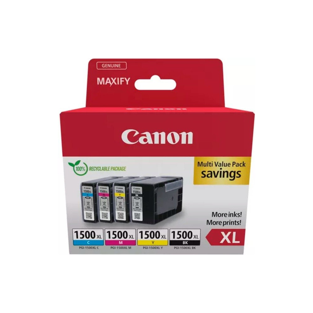 Canon 9182B010 cartuccia d'inchiostro 4 pz Originale Resa elevata (XL) Nero, Ciano, Magenta, Giallo