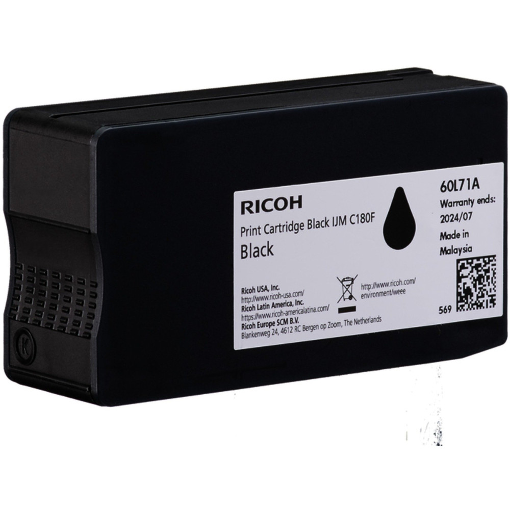 Ricoh 408517 cartuccia toner 1 pz Originale Nero, Inchiostro
