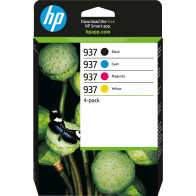 HP Confezione da 4 cartucce di inchiostro CMYK originali 937