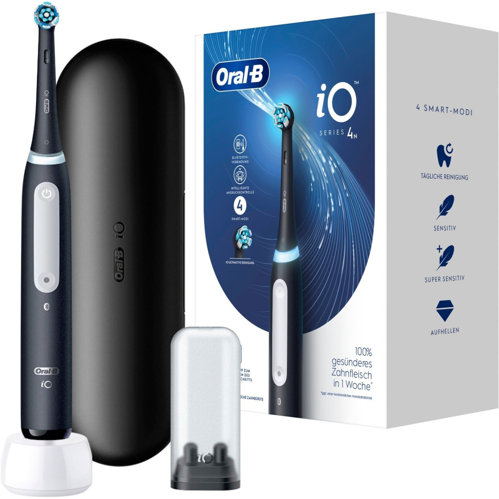 Braun iO Series 4 Adulto Nero, Spazzolino da denti elettrico
