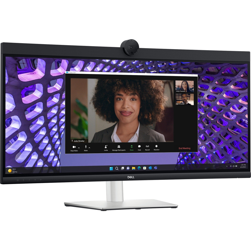 Dell P Series P3424WEB Monitor PC 86,7 cm (34.1") 3440 x 1440 Pixel 4K Ultra HD LCD Nero, Monitor LED