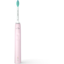 Philips Sonicare serie 3100 Spazzolini Elettrici Sonici, confezione da 1 Spazzolino Rosa e 1 Spazzolino Nero HX3675/15, Spazzoli