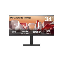 LG 34BA75QE-B Monitor PC 86,4 cm (34") 3440 x 1440 Pixel Wide Quad HD LCD Nero, Monitor LED